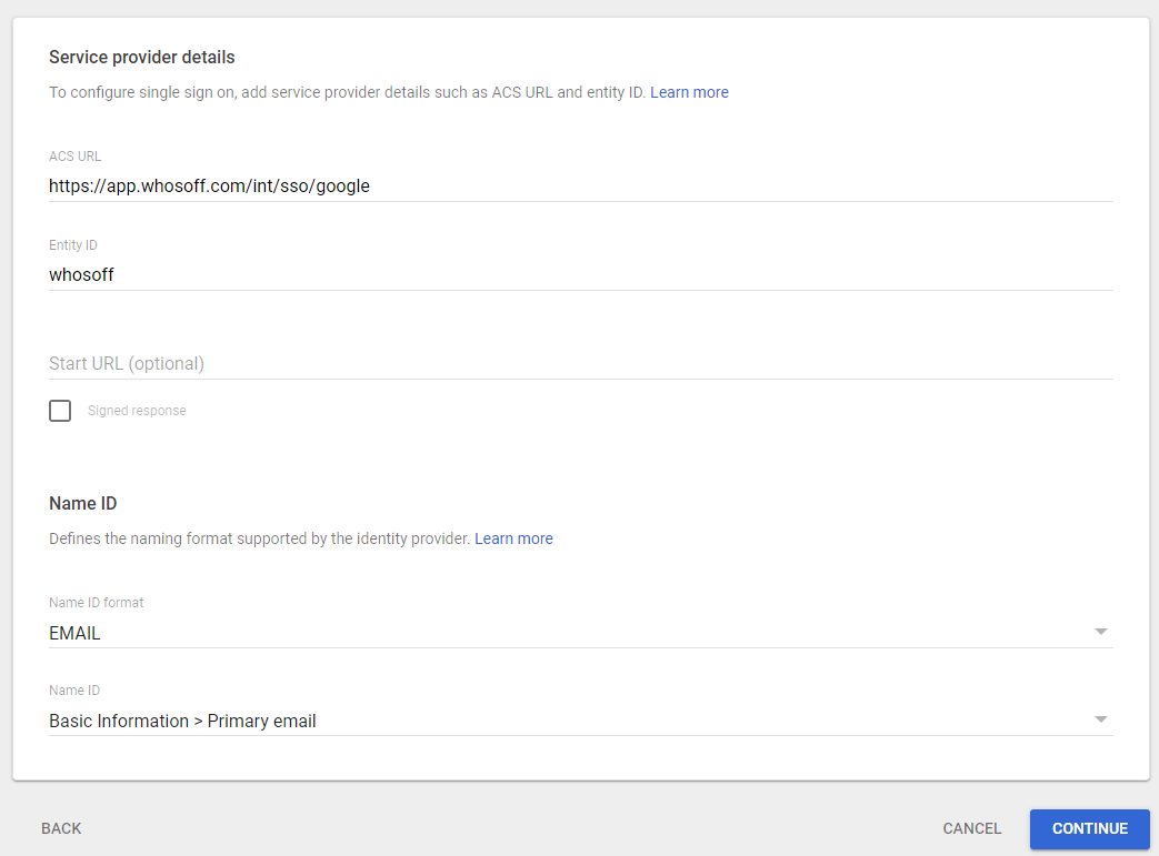 Google Workspace - Setup Step 3